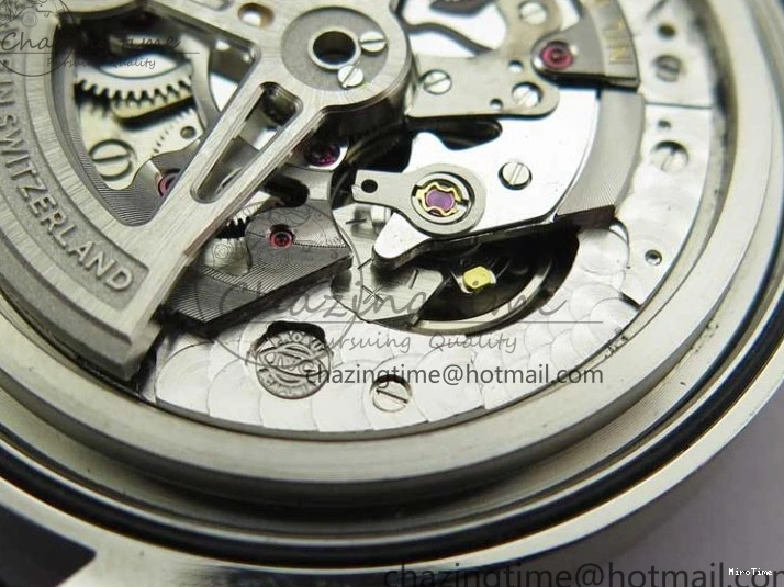 MIROTIME 0112 TimelessDesign Portuguese IW358304 ZF 1:1 Best Edition SS Blue Dial on Leather Strap A 7078